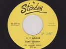 50s STARDAY Custom C&W LUKE GORDON Is It Wrong/What Can You Do #577 M- HEAR NOW