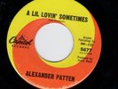 Alexander Patten A Lil Lovin' Sometimes NORTHERN SOUL Rare Original 45 Mint-