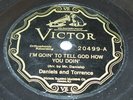 DANIELS & TORRENCE 78 rpm VICTOR 20499 pre war country blues E CONDITION