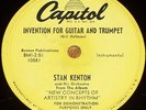 Stan Kenton-Invention For Guitar And Trumpet/23N-82W promo 78 w/Maynard Ferguson