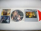 3 Rare Metallica Interview Picture Disc Colored Vinyl LP Slayer Megadeth Thrash