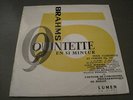 Rare LUMEN LD.2.403 Brahms Quintet Burkner Andre Charlin NM