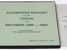HISTORY OF THE VIOLIN/CLEAR PRIVATE ISSUE/4-LP BOXSET/PRIHODA/ENESCO/RARE/NM+