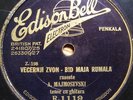 roumanian 78 RPM-kazbek-a. majmosevsky-edison bell electron