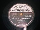 Chuck Berry - Sweet Little Rock and Roll 1958 78 rpm single London HLM 8767
