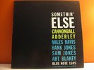 Cannonball Adderley Miles Davis Art Blakey Blue Note somethin' else RVG