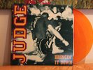 Judge Bringin it down LP ORANGE Vinyl 333 made Gorilla Biscuits Youth of today