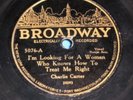 PAPA CHARLIE (CARTER) JACKSON I'm Looking For A Woman BROADWAY 5076 V+ Blues 78