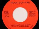 HEARTS OF FIRE: Let's Party All Night / Instro (rare soul vinyl 45) sl warp