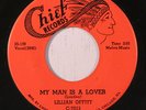 LILLIAN OFFITT: My Man Is A Lover (rare blues & r&b vinyl 45)