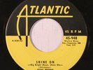RUTH BROWN: Shine On (rare blues & r&b vinyl 45) w/ company sleeve