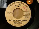 TERI ALLEN Can't Run To Daddy Anymore 45 ABC promo VG++ pop