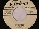 KID THOMAS: The Wolf Pack (rare blues & r&b vinyl 45) dj, w/ company sleeve