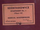STOKOWSKI, Shostakovich Sym. 1, RCA Victor PROGRAM TRANSCRIPTION SET 1932