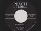 '58 Twin Spin Rockers JOHN WORTHAN Too Too Many/Evalina Malony M- HEAR BOTH NOW