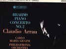 Claudio ARRAU - M. GIULINI on Brahms ENGLISH Stereo Red Semi COLUMBIA SAX 2466