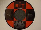 Mel Williams Think It Over/ One Sided Love Bit 12365 Northern Mint-/EX