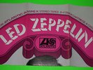 LED ZEPPELIN 1 1969 ORIGINAL PROMO POSTER ATLANTIC 8-4 TRACK TAPES & CASSETTE