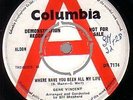 GENE VINCENT Where Have You Been JOE MEEK 1963 Columbia DEMO Plays GREAT