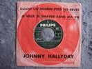 JOHNNY HALLYDAY - SP 45T JUKE BOX ORIGINAL PHILIPS 373.901 POCHETTE CIBLE ROUGE