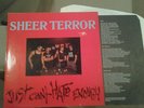SHEER TERROR-JUST CAN'T HATE ENOUGH LP 1989