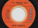 JOHN ROBERTS I'll Forget You M- 45 on Duke northern soul HEAR