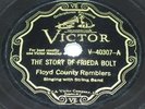 FLOYD COUNTY RAMBLERS 78 rpm VICTOR 40307 pre war string band E- CONDITION