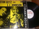 STAN GETZ & J J JOHNSON 'AT OPERA HOUSE' RARE UK COLUMBIA JAZZ 1957 (CLEF) M-