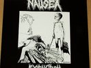 NAUSEA extinction LP 1989 hardcore crust punk KBD first U.S. pressing ANTISECT