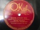BENNIE MOTEN AND HIS KANSAS CITY ORCHESTRA KATER STREET RAG JAZZ 78 RPM