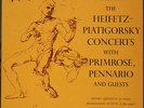 RCA LIVING STEREO LDS-6159 HEIFETZ-PIATIGORSKY CONCERTS SORIA SERIES 3LP BOX SET
