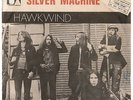 HAWKWIND silver machine RARE ISRAEL ISRAELI ONLY PS 7
