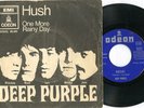 ? ? DEEP PURPLE - 45 Spain PS – MINT * Hush * PSYCHO FREAKBEAT – 1968 