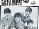 THE BEATLES 'I Want To Hold Your Hand / I Saw '  45 RPM PICTURE SLEEVE (ROCK)