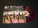 SET IT STRAIGHT Live Your Heart & Never Follow LP MAROON SPLATTER VINYL ceremony