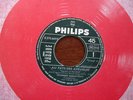 SP juke-box Johnny Hallyday Je n'ai pas voulu croire pochette cible rouge