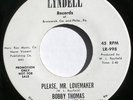 hear: BOBBY THOMAS & THE AFROS on Lyndell M- soul funk 45 Please Mr. Lovemaker
