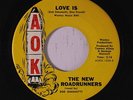 NEW ROADRUNNERS: Love Is / Tired Of Living 45 (comped on: highs in the mid-sixt