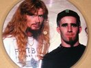 MEGADETH Dave Mustaine 7 inch Picture Disc UK 45 Test Pressing Pic Disk Rare