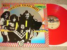 KISS HOTTER THAN HELL RED VINYL LP FROM UK PYE