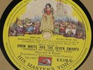 SNOW WHITE AND THE SEVEN DWARFS   SOMEDAY MY PRINCE WILL COME UK 78 RPM RECORD