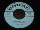 Andy Rose CRAZY FOR YOU Teen Doo Wop on Coral NM