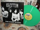 LED ZEPPELIN ONE NIGHT STAND PLAYHOUSE THEATRE, LONDON GREEN VINYL NEAR MINT++
