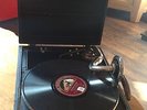 Windup gramophone plus selection of 78s