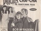 BOB McFADDEN--RARE PICTURE SLEEVE + 45 on CORAL--(DRACULA CHA-CHA)--PS--PIC--SLV