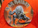 IRON MAIDEN A REAL LIVE ONE PIC DISC LP  ACDC SLAYER RANCID MEAGADEATH CLASH