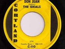 THE IDEALS Don Juan/The Gorilla 1962 CORTLAND 110 45 VG++/VG+ Doo-Wop R&B Soul