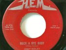 Jimmy Ridley and The Sentinels Rock A Bye Baby 45 Rare Rockabilly on H.E.M.VG+NR