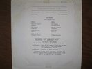 Bad Company S/T 1st LP ORIGINAL 1974 Promotional-Only TEST PRESSING cover sheet