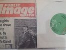PUBLIC IMAGE LTD PIL - PUBLIC IMAGE NEWSPAPER COVER no rips EX CON Sex Pistols